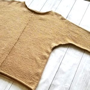 Women’s Lightweight Mustard Knit Sweater
